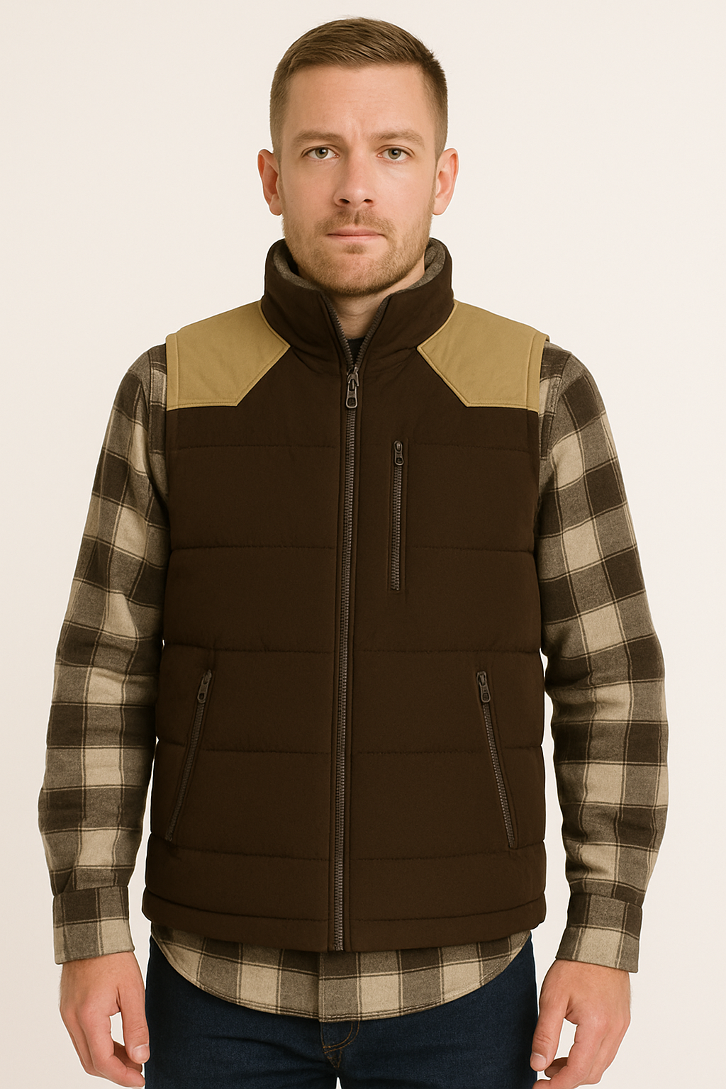 River Trail Men’s Quilted Heavyweight Canvas Hunting Vest